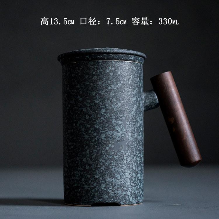 Douyin Same Ceramic Cup Tea Separation Teachers' Day Gift Practical Business Gift Engraving