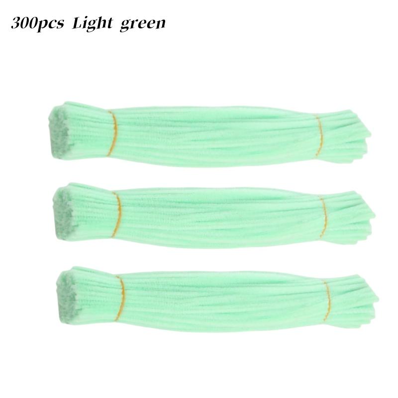 300 Pieces 21 Light Colors Pipe Cleaners Craft Supplies Chenille Stem Pipe Cleaners Bulk for Kids Creative DIY Project
