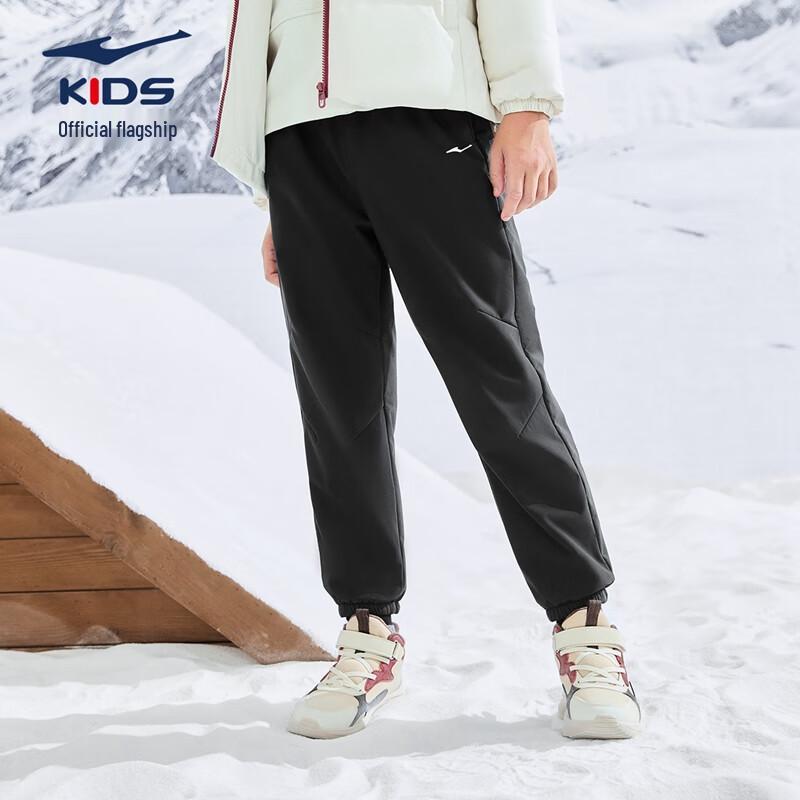 ERKE Boys  Winter Warm Thick Sports Pants 130