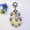 Flocking Wizard Cute Grain Mobile Phone Chain Keychain Bag Doll Pendant Accessories