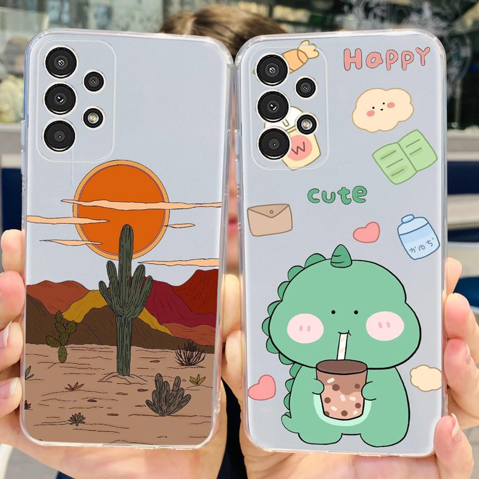 Voor Samsung A13 M13 M23 M33 Galaxy Hoesje Bloemen Vlinder Astronaut Telefoonhoesje Achterkant Zachte Bumper Samsung Galaxy A13 M23 Tas