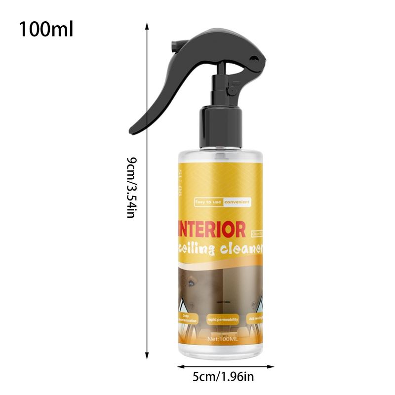 Fabric Cleaner For Car Interior Headliner Cleaner For Car Interior Carpet And Upholstery Stain Extractor 100ml Car Interior