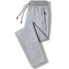 Casual pants men's fleece thickened sweatpants spring, autumn and winter trend sweatpants tied feet straight thermal trousers men