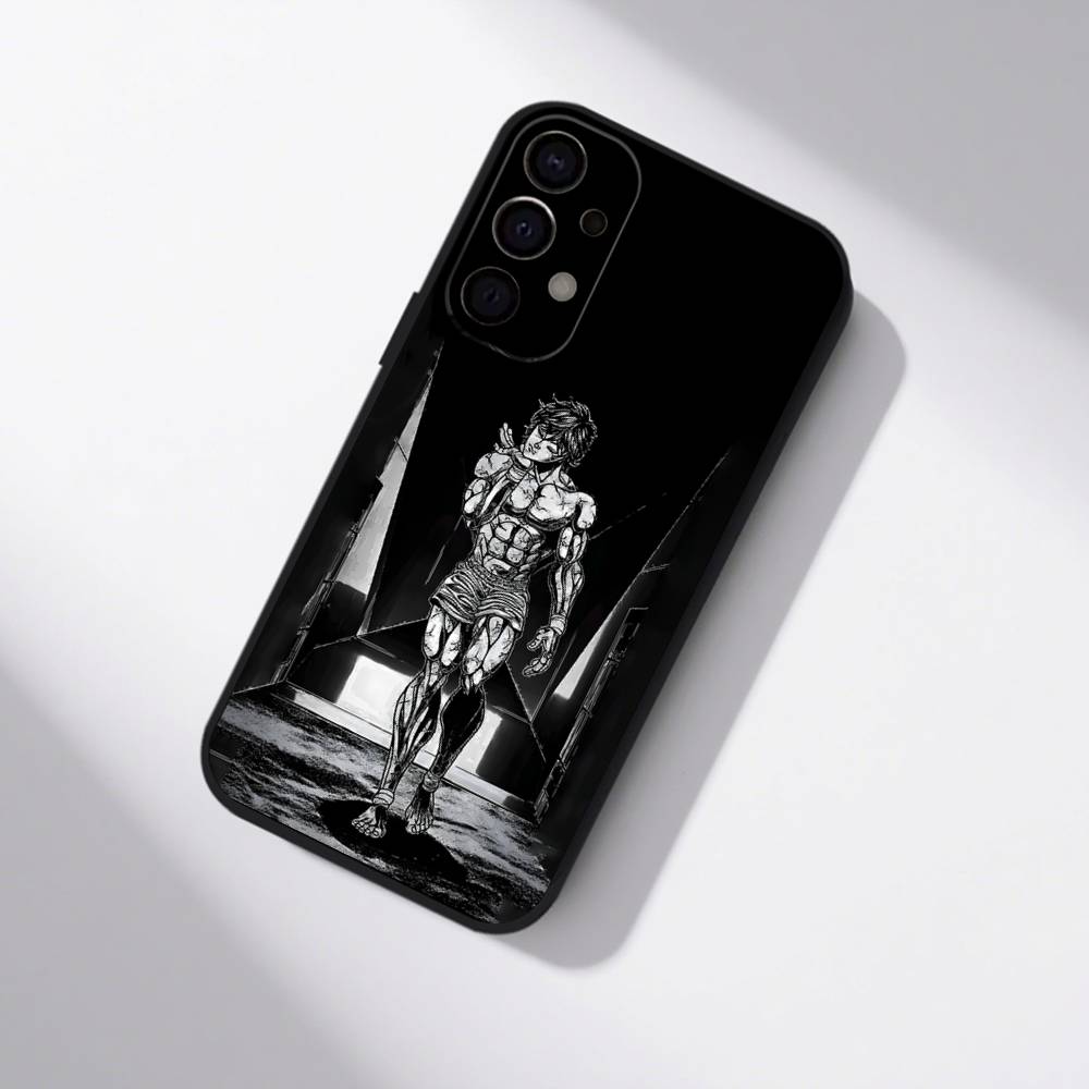 Baki Anime H-Hanma Phone Case For Samsung S25,S24,S21,S22,S23,S30,Ultra,S20,Plus,Fe,Lite,5G Black Cover