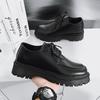 Fashion 2025 New Leather Shoes Men's Spring Breathable British Style Casual Men's Shoes Casual Business Leather Shoes