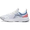 New LINING YunQue Casual Shoes Women's Low Top Standard White/Antarctic Gray AGLS066-3