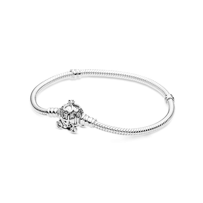 Pandora Disney Cinderella Pumpkin Carriage Bracelet 925 Silver Bracelet Women s Silver 599190C01 серебряный