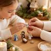 Yousheng 1 Set DIY Nativity Scene Beading Kit, Birth of Jesus Art Craft Kit for Beginners Adults, Handmade 3D Beadwork Decor Set, Religious Gift for
