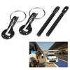 Universal Hood Pin Kit Bonnet Hood Pins Lock Latch Kit Aluminum Racing Latch Catch Pin Key Locking Kit Car Accessories Replace