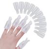 10Pcs/Bag Colorfulful Acrylic Manicure Art Dipped Cap Clip Nail Cleaning Manicure UV Gel Nail Polish Dipped Wrapping Tool Finger