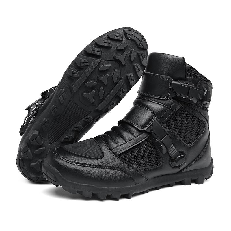 JC-490 Men's Motorcycle Riding Shoes - All-Season Off-Road Racing Boots