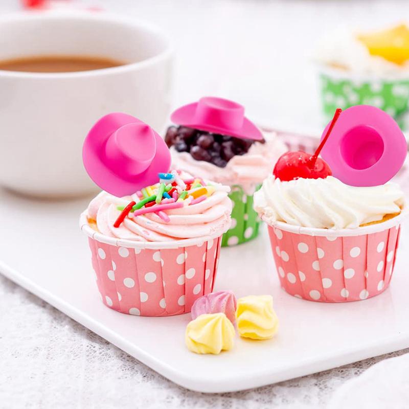 10Pcs Mini Cowboy Hats Bachelorette Party Favors Birthday Wedding Hen Do Accessories Doll Hats Shooter Toppers