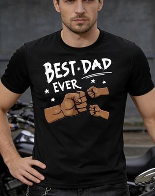 Father's Day Best Dad Ever Tee | Father Kids Shirt