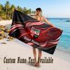 Brentford Football Design Beach Towel Custom Text Large Towel for Beach Vacation