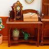 1/12 Scale Wooden Miniature Study Desk For Dollhouse Accessories With Realistic Detailing And Ample Storage Space