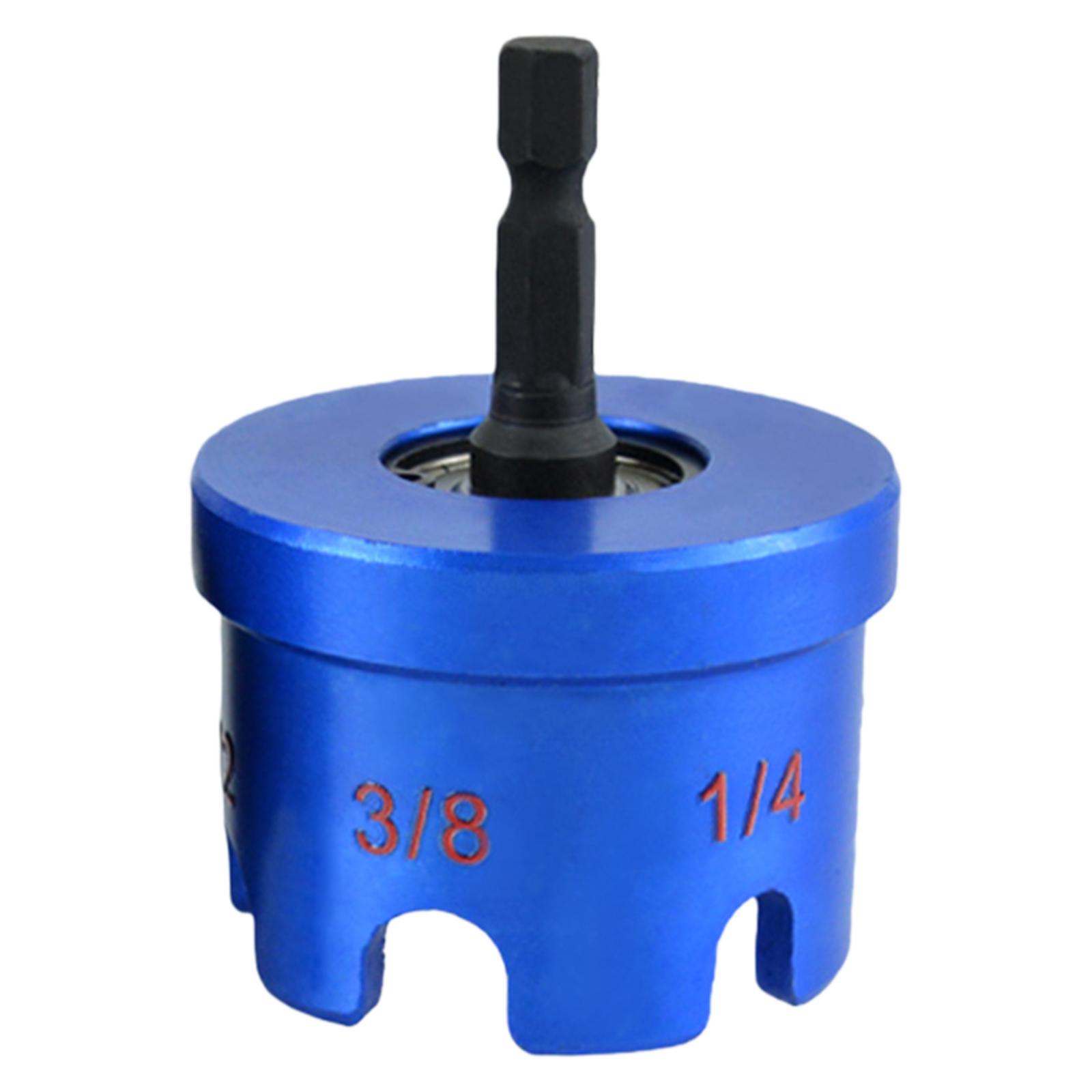 

Hex Drill Removal Tool for Conduit Racks & Strut Systems Nuts Remover Bolt Extractor Tool for 3/8 1/4 and 1/2 in Threaded Rods синій