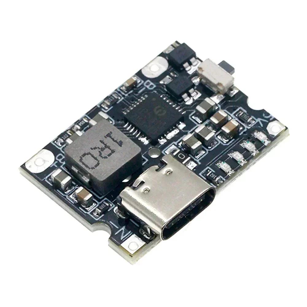 1pcs 5V 3.1A Boost Converter Step-Up Power Module Type-C USB IP5310 Mobile Power Bank Accessories With Switch LED Indicator