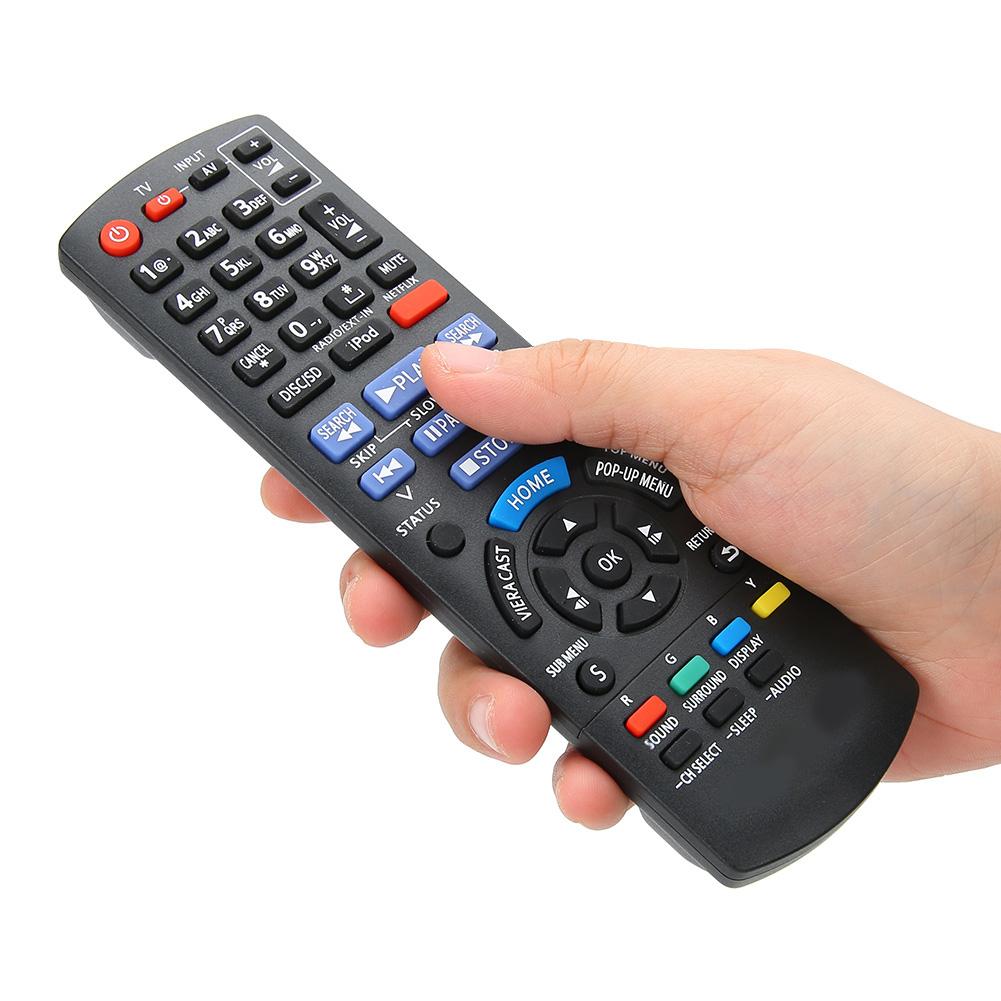 N2QAYB000629 Schwarze Fernbedienung für Fernseher Ersatz für LCD-Fernseher Videorecorder DVDN2QAYB000629