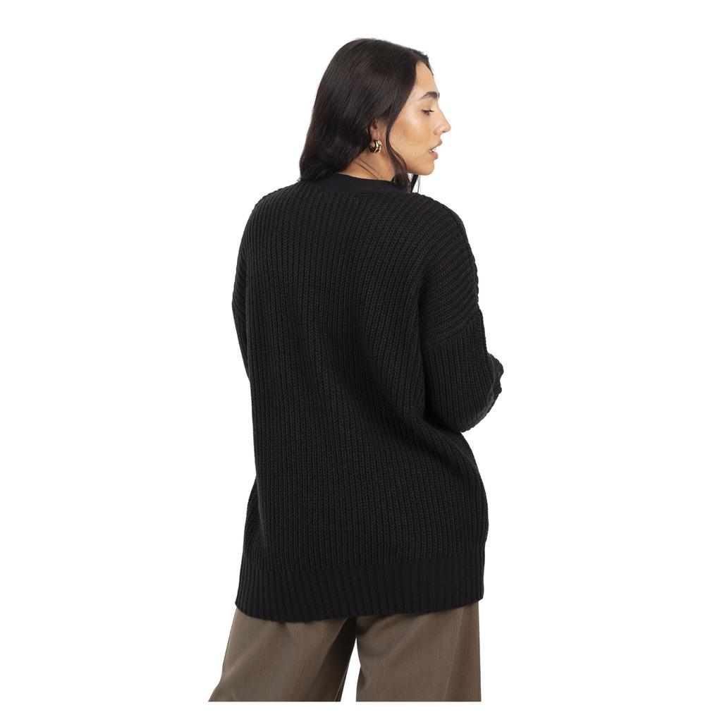 BRAVE SOUL Womens/Ladies Niamos Fishnet Button Through Cardigan