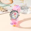 New CHILDREN'S Watch Can Love 3D Pattern Rainbow Flowers CHILDREN'S Quartz Watch Plastic Strap