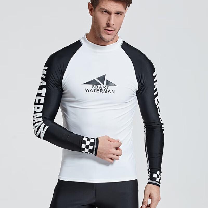 Ανδρικό Μαγιό Rash Guard με Μακριά Μανίκια