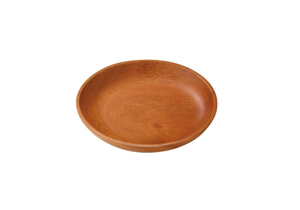 Captain Stag Wooden Round 16cm Wood Brass (CAPTAIN STAG) Plate, Diameter, UP-2554