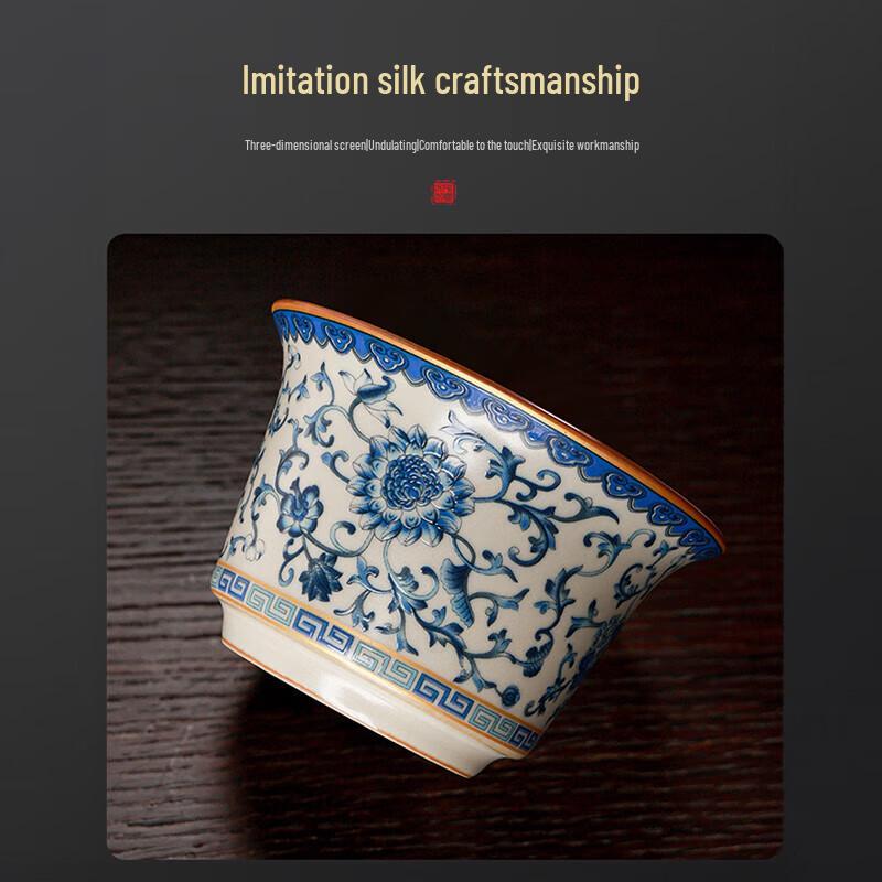 Ba Qian Hang Ceramic Gaiwan Tea Set