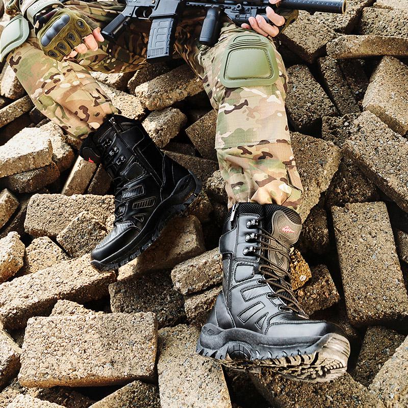 Ultralight Outdoor training shoes Tactical Boots Men Outdoor Sports Hunting Hiking Shoes Field Training Military Boot 38-46.