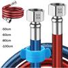 Stainless Steel Handheld Shower Head Hose Corrugated Pipe Water Heater Connector  Household