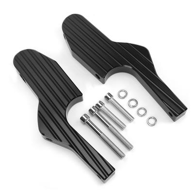 Pair of Extended Footpegs Foot Rest Extensions Replacement for Vespa GT 125GTS 250GTV 125