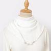 Spring and Autumn Fashion Explosion 71 Square Scarf Magnetic Buckle Scarf Silk Scarf Women's Neckband Neck Headband Scarf