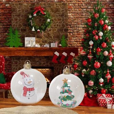 Big 60cm Inflatable Balloons Decoration DIY Christmas Ball Giant Toy Inflatable Decorated Ball Festival