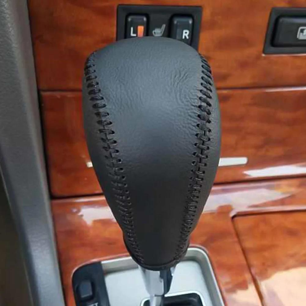 Auto-Schaltknaufabdeckung aus PU-Leder, rutschfester Griff, Schutzabdeckungen für manuelle Geschwindigkeit, für Toyota Camry RAV4