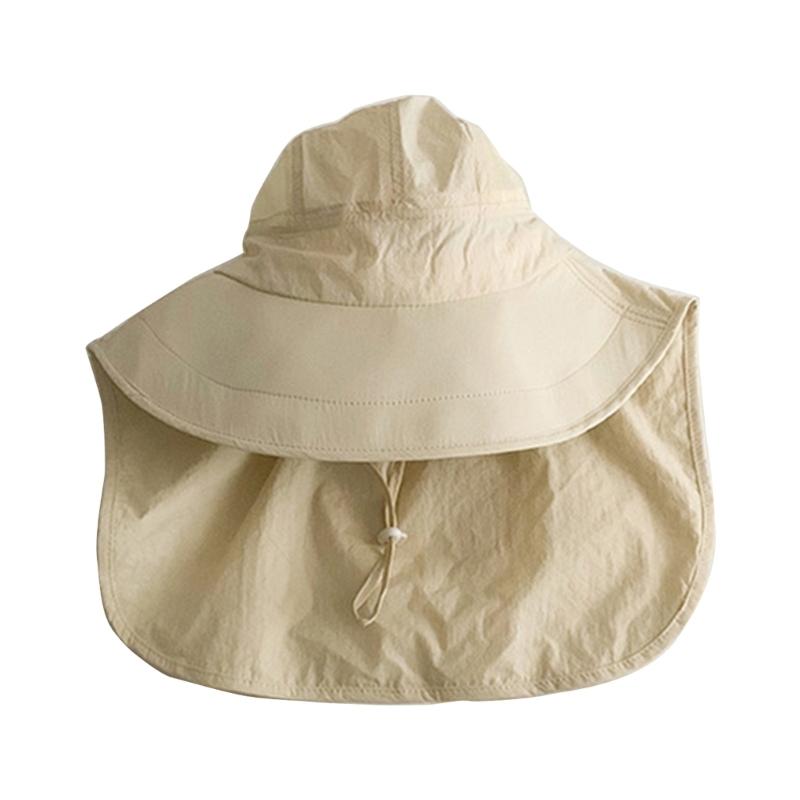 Baby Sun Hat Summer Toddler Sun Hat Breathable Baby Hat with Neck Flap Infant Baby Girl Boy Sun Hat Lightweight Swim Hat