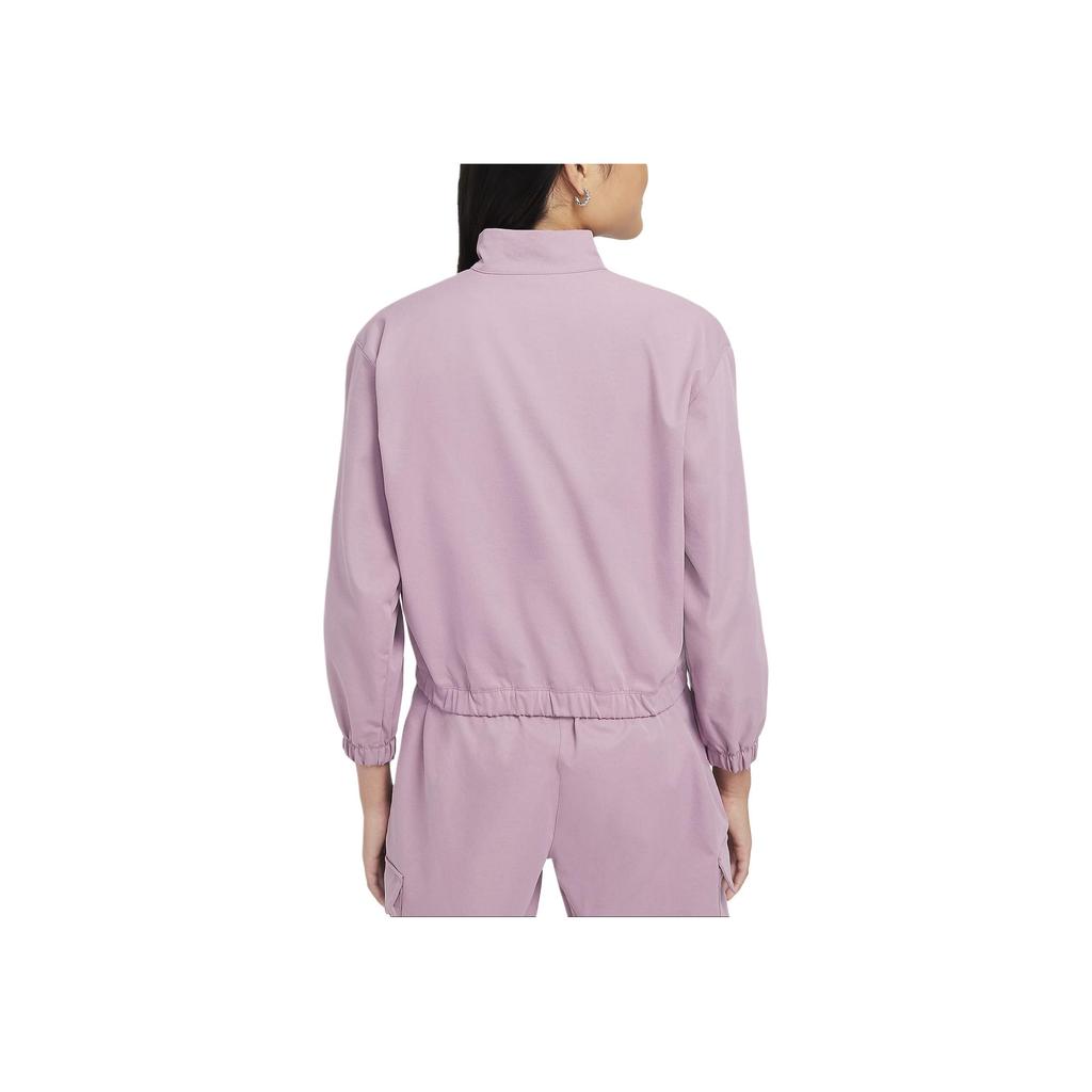 Nike Sportbekleidung Logo Stehkragen Locker Reißverschlussjacke Kinderjacke Magenta Weiß FZ5557523