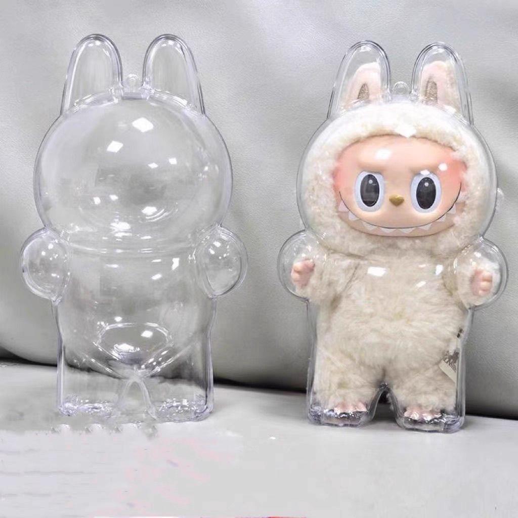 Labubu Protective Case: Compatible with Labubu Generations 1, 2, & 3 - Cola Design. Labubu Sitting