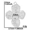100% Stainless Steel Heart Cross Star Moon Charms For Jewelry Making Diy Stone Crystal Enamel Connector Metal Pendant Accessorie