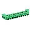 Bridge Design Zero Line 4-12 Pole Screw Brass Copper Grounding Strip Terminal Block Connector