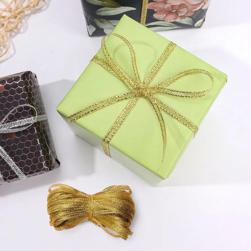 3MM*18M Glitter Ribbon 20Yards Glitter Material Silk Satin Ribbon DIY Craft Silk Satin Texture Gift Wrapping Ribbon