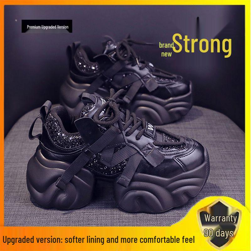 Stylish Women's Dad Shoes: Popular, Thick-Soled, Versatile, Height-Boosting, Casual Sneakers