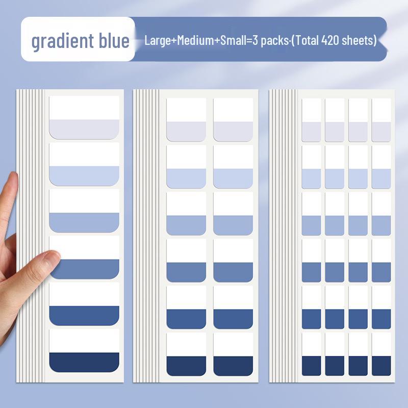 Morandi Writable Label Stickers: Post-it Notes Memo Pads