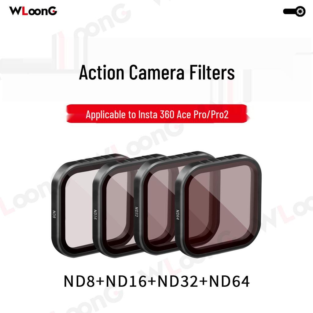 Insta360 AcePro Filter Set: CPL Polarizer, ND Neutral Density, UV Filter