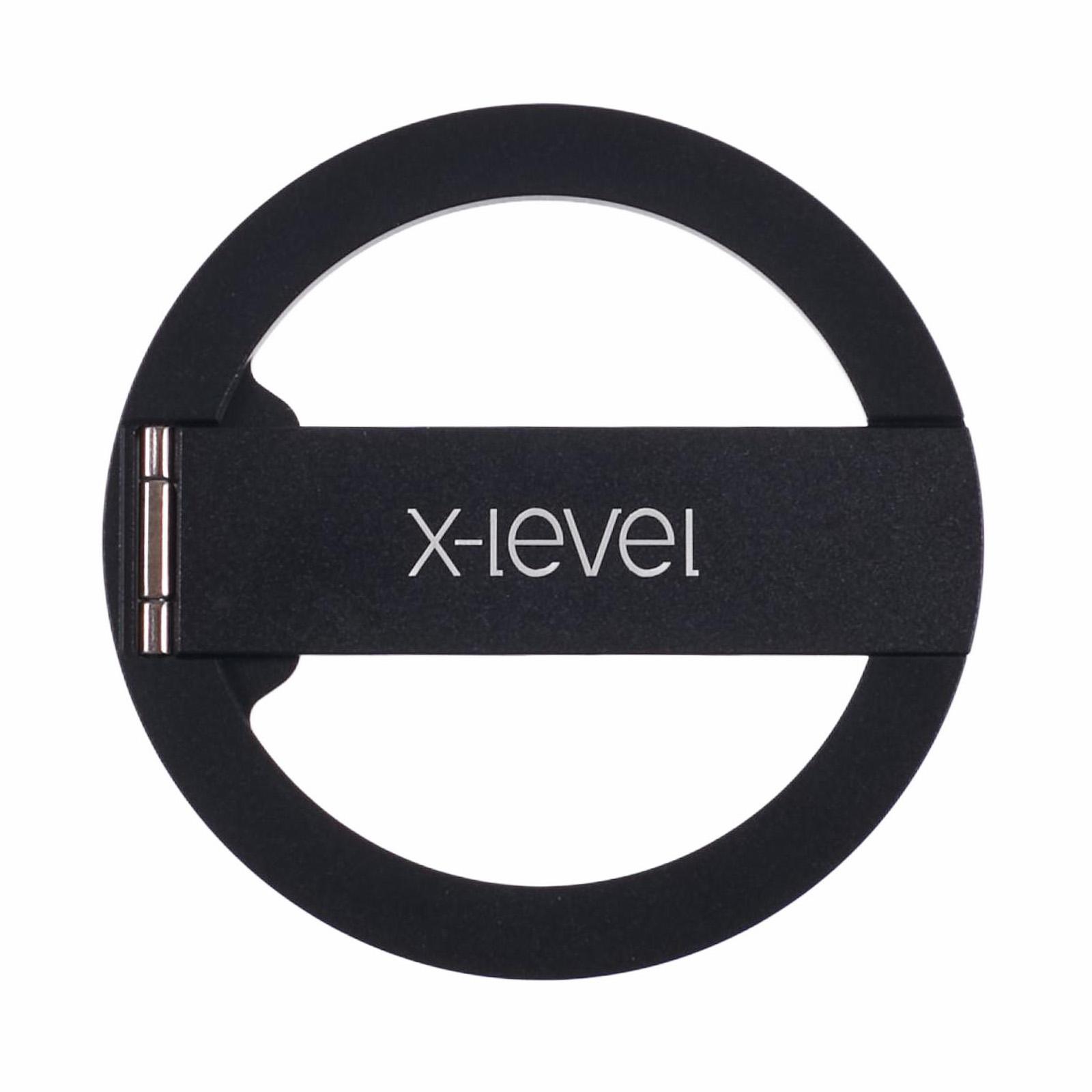 

X-LEVEL Magnetic Ring Kickstand Phone Holder Horizontal Design Black