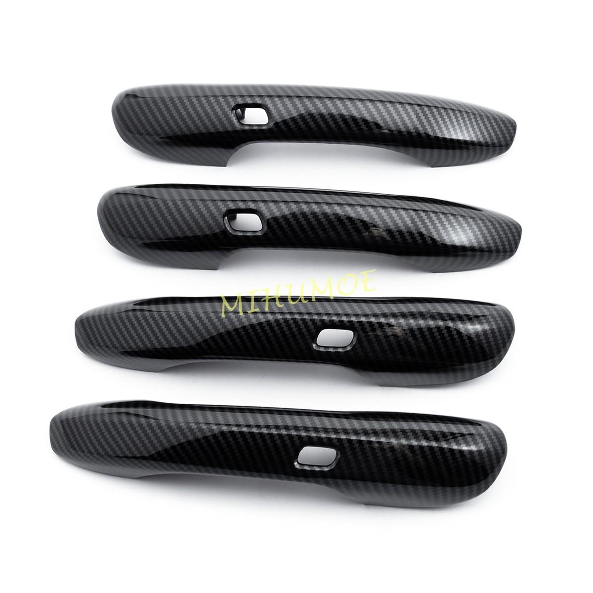 

For Mercedes Benz GLC X254 C254 C Class W206 S206 X206 Car Door Handle Trim Cover Frame Exterior Accessory 4 Smart Keyholes 4Pcs углеродного волокна черного