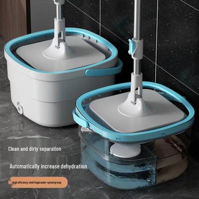 Hands-Free Mop with Clean and Dirty Water Separation - Rotating Household Cleaning Tool