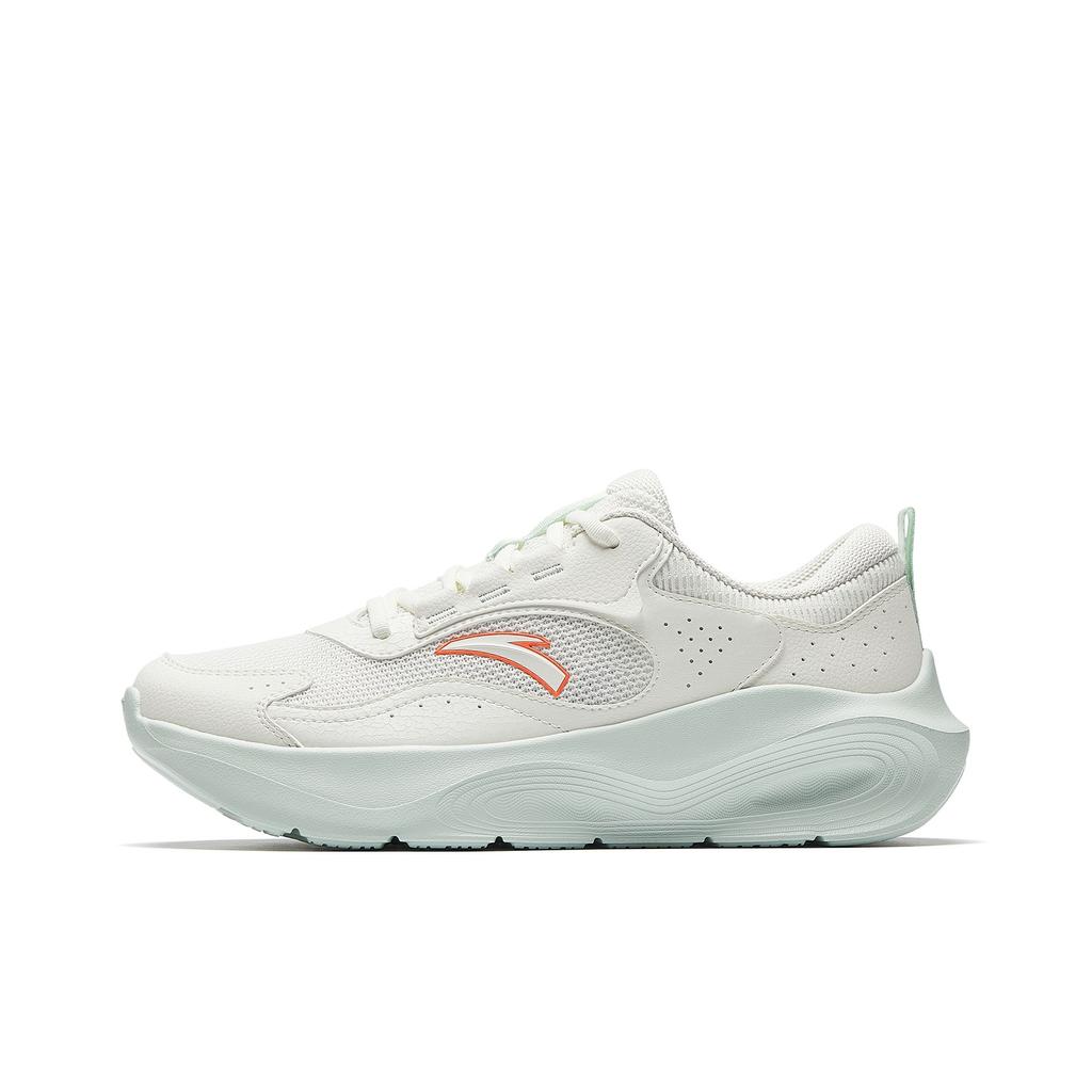 Anta Training Shoes With Shock Absorption And Breathability Women Sneakers Ivory-White Oxygen-Green 922537702Q-6