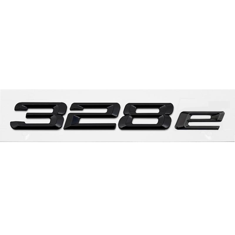 ABS Car Rear Trunk Logo Badge Emblem Sticker For BMW 3 series 316e 328e 318e 320e 325e 330e 335e E46 E90 E91 F30 F31 F34 G20