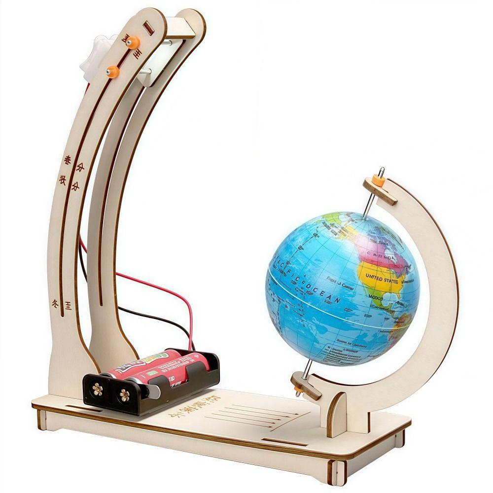 Simulation Day Night Alternation Globe STEM Technological Physics Learning Kit  Kid