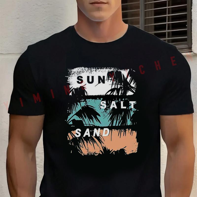 Beach Summer Wear Design Motorcycle T-shirt Cotton Casual Summer Short Sleeve Men Tshirt Loose