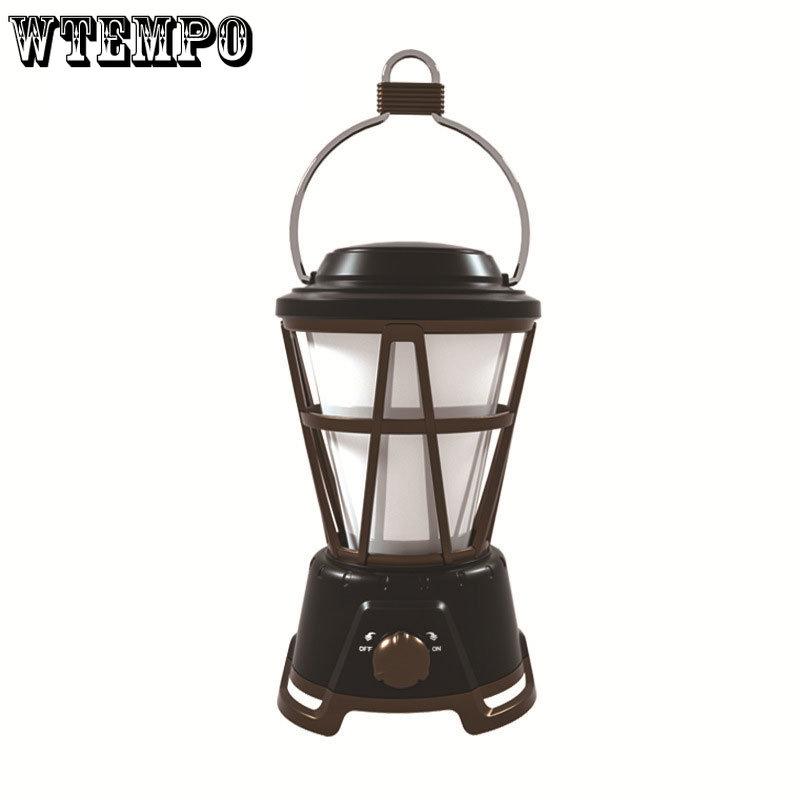 Camping Horse Lamp Outdoor Charging Flame Effect Atmosphere Lamp Retro Solar Camping Lighting